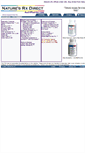 Mobile Screenshot of naturesrxnutripharma.com
